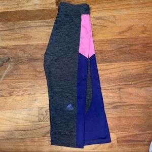 ✔️ Adidas Cropped Leggings Girls Size L